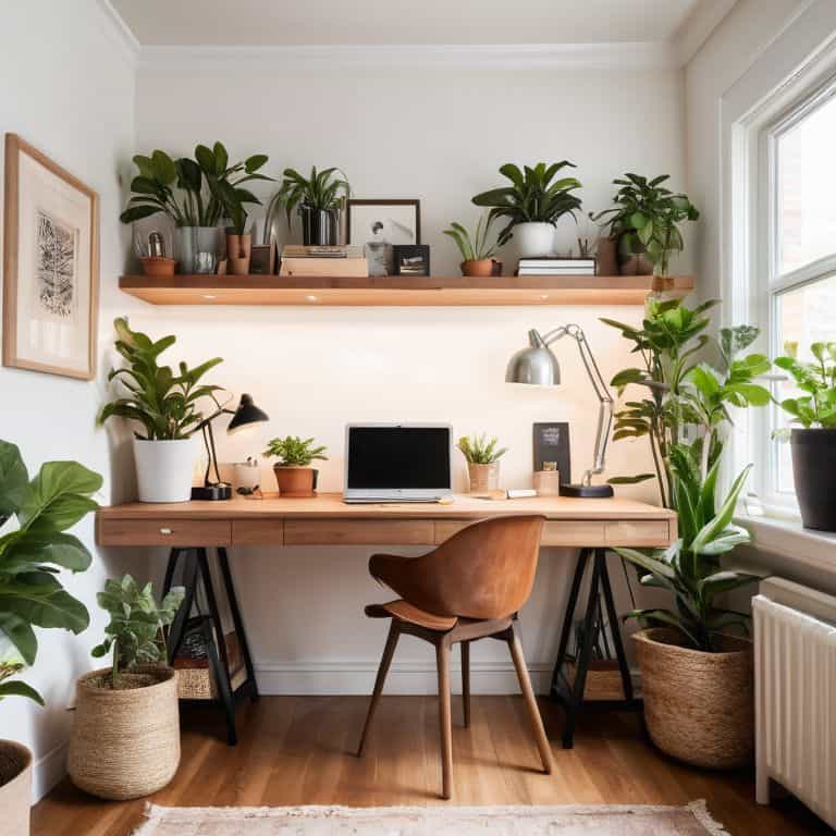 DIY home productivity workspace setup
