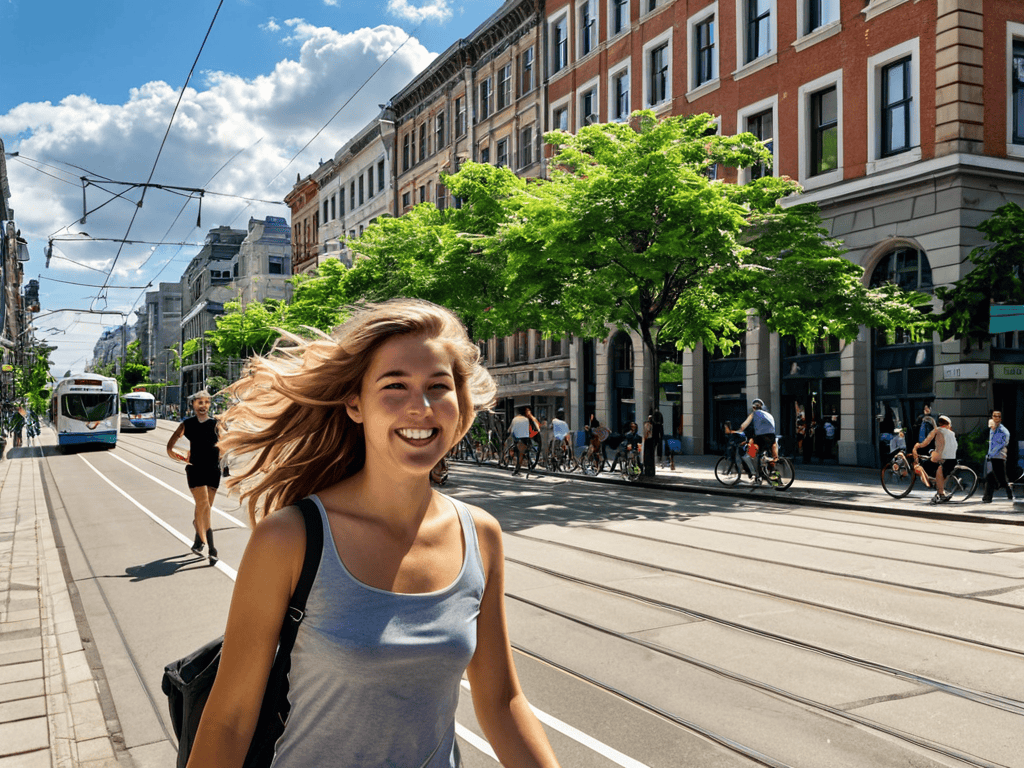 Car-Free City Life