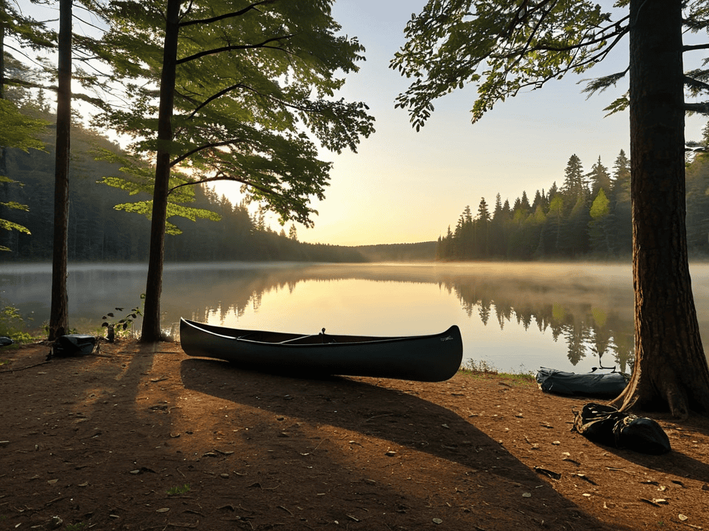 a beginner's guide to canoe camping