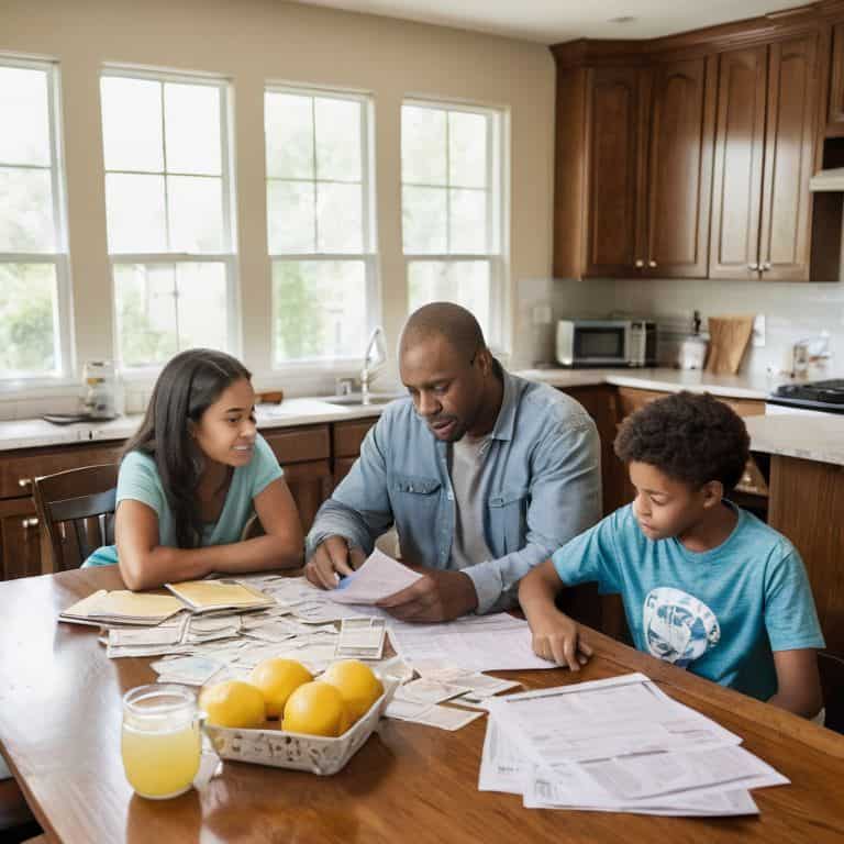 Family budgeting tips together
