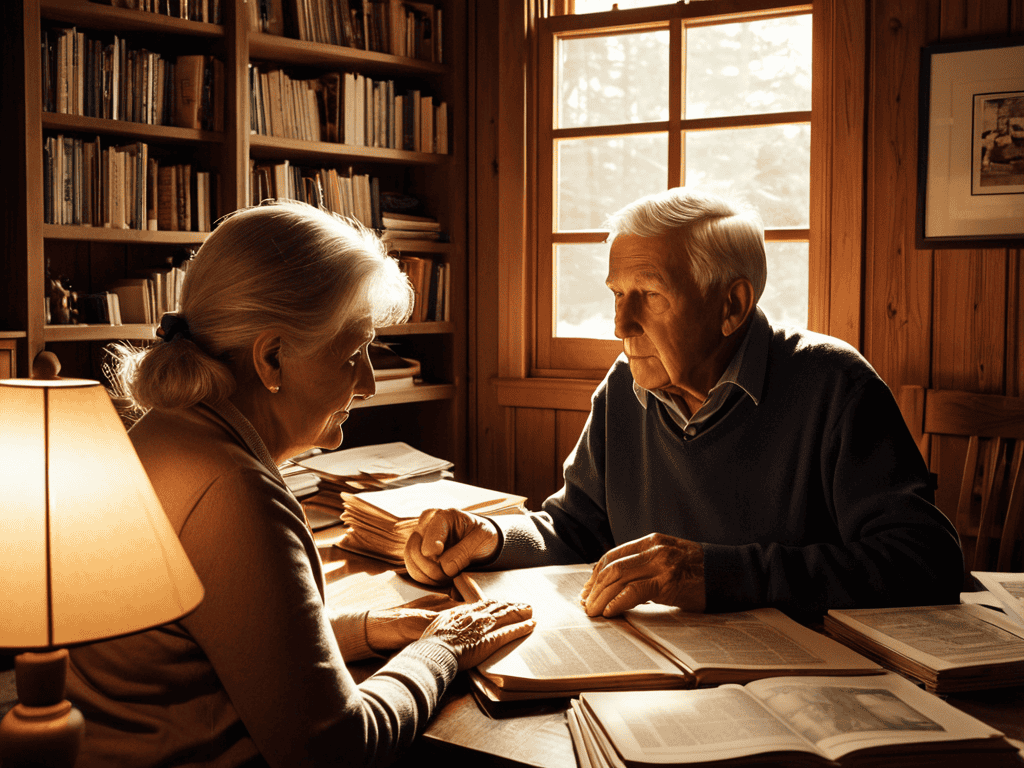 Discussing finances and estate plans with parents