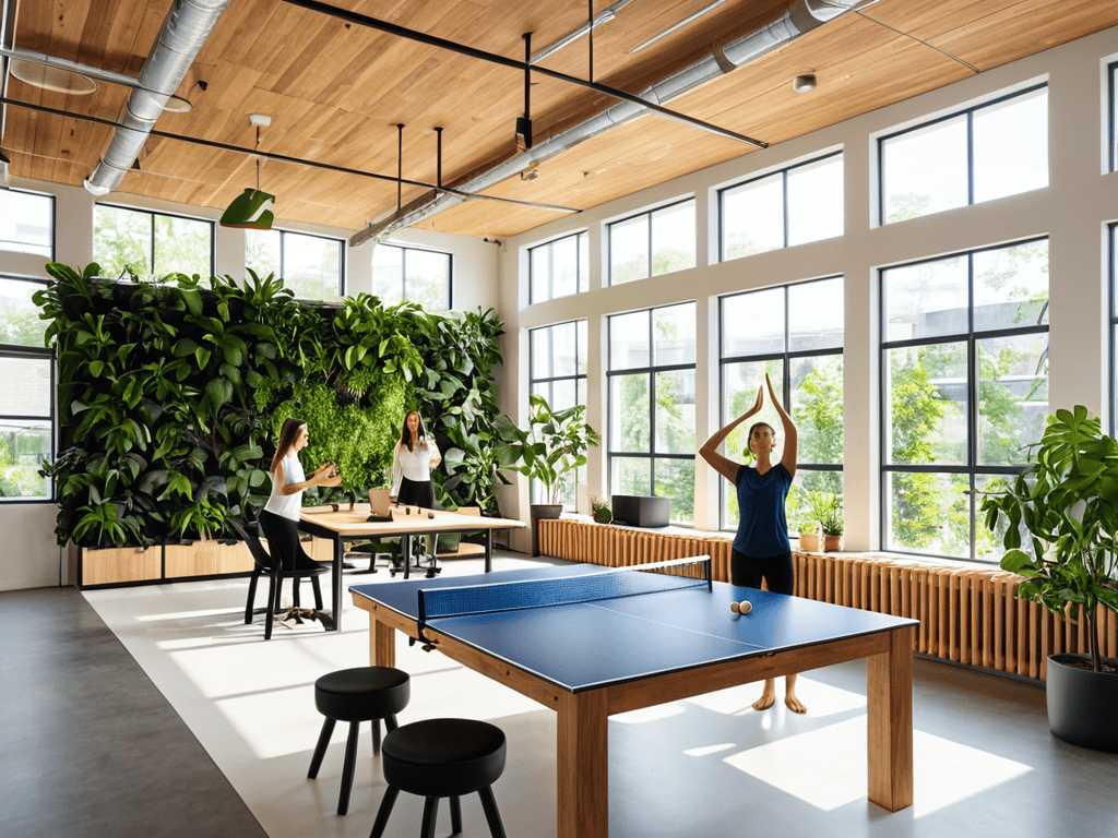 Workplace wellness at office