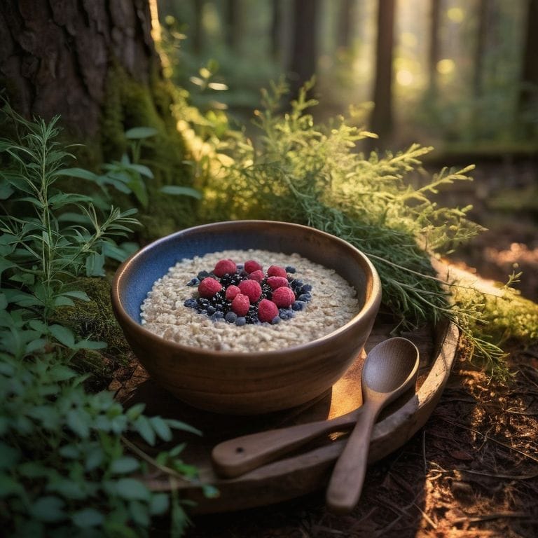 Breakfast and Productivity Outdoors