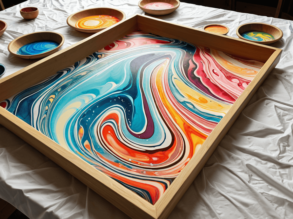 Painting on Water: How to Create Mesmerizing Marbled Paper at Home