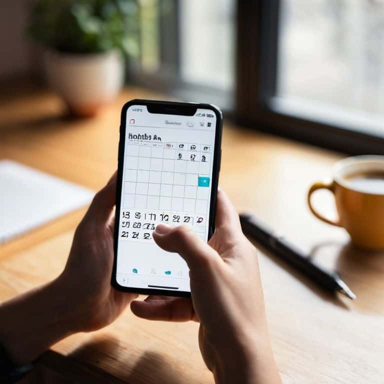 Habit tracking tools on smartphone