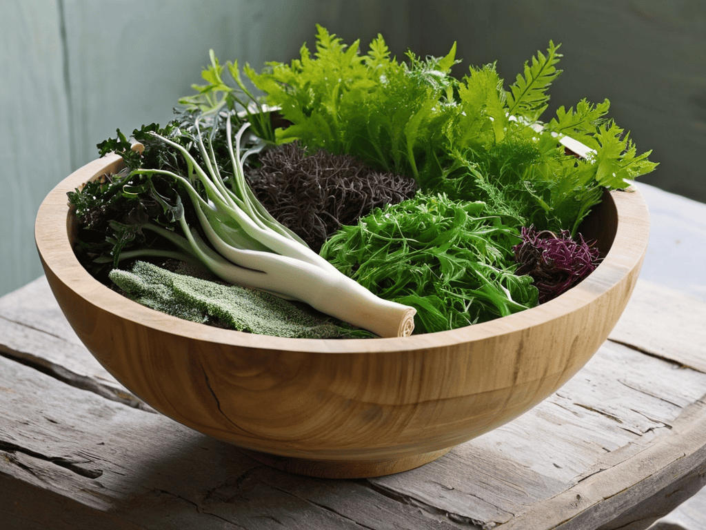 Chayote and sea vegetables for wellness