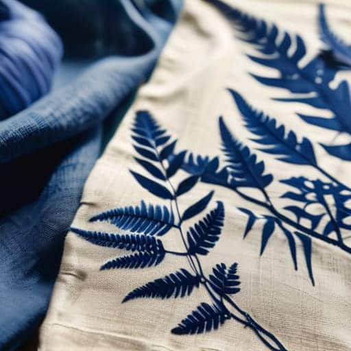 Cyanotype on alternative surfaces tutorial photograph.
