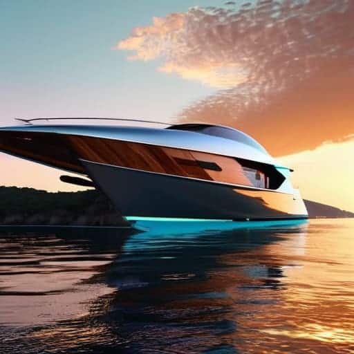 Solar-electric luxury yachting on silent waves.