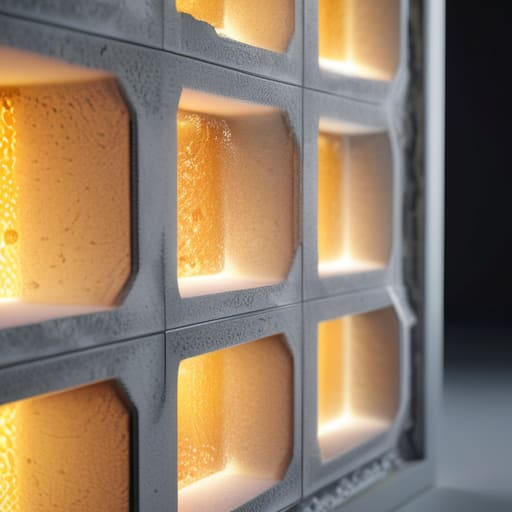 Phase Change Materials (PCM) Linings in walls.