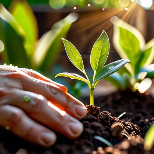 Tending to Your Tiny Frontier garden sanctuary.